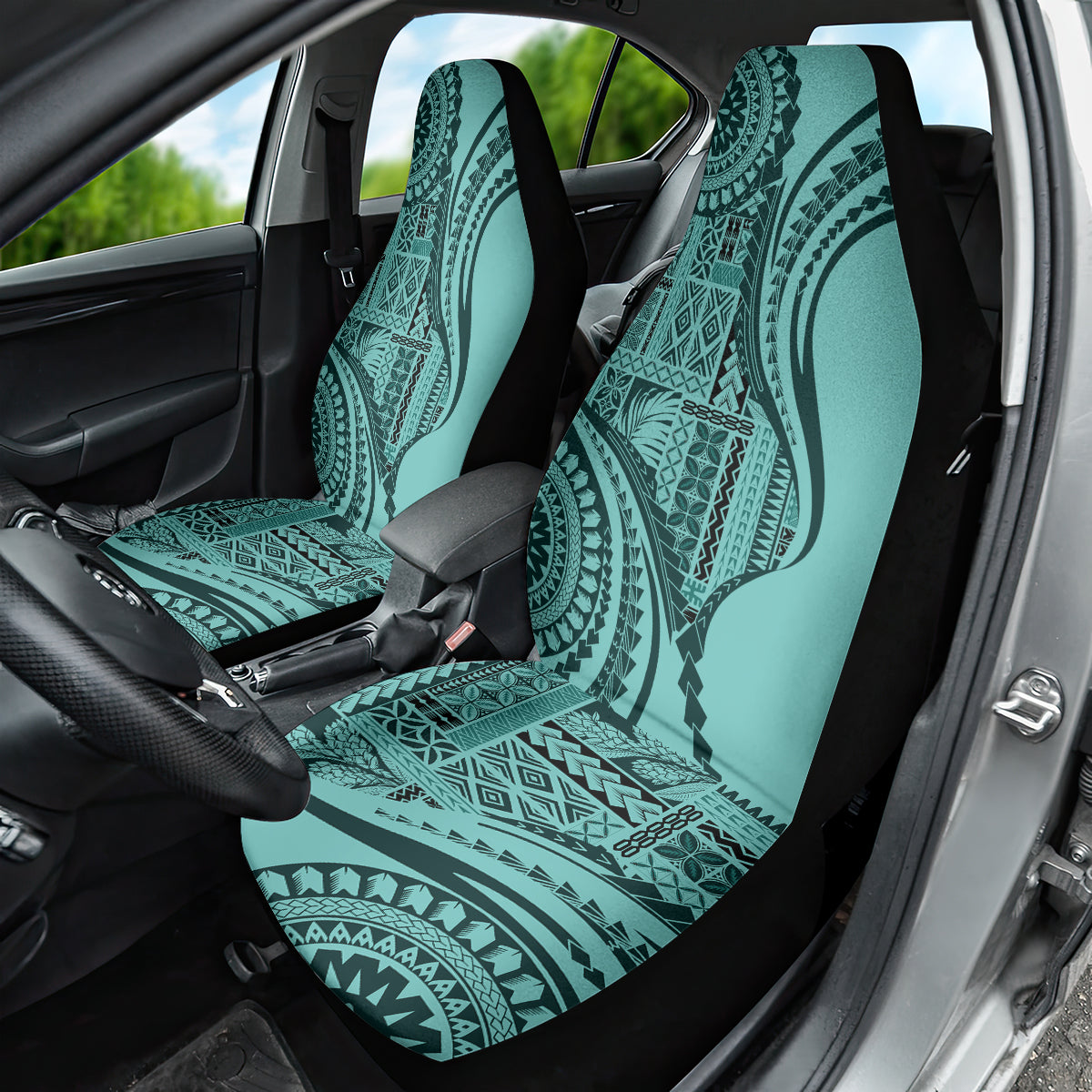 Samoa Siapo Arty Car Seat Cover Turquoise Style LT9 - Wonder Print Shop