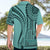 Samoa Siapo Arty Hawaiian Shirt Turquoise Style - Wonder Print Shop