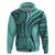 Samoa Siapo Arty Hoodie Turquoise Style - Wonder Print Shop