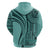 Samoa Siapo Arty Hoodie Turquoise Style - Wonder Print Shop