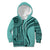Samoa Siapo Arty Kid Hoodie Turquoise Style - Wonder Print Shop