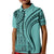 Samoa Siapo Arty Kid Polo Shirt Turquoise Style - Wonder Print Shop