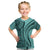 Samoa Siapo Arty Kid T Shirt Turquoise Style - Wonder Print Shop