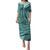 Samoa Siapo Arty Puletasi Turquoise Style - Wonder Print Shop