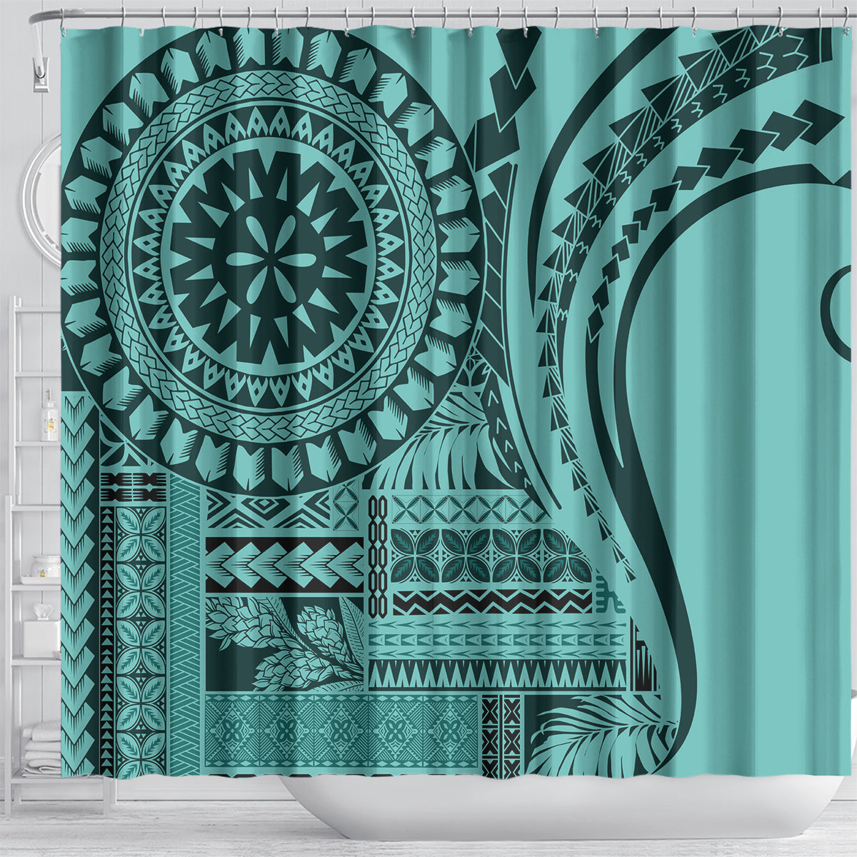 samoa-siapo-arty-shower-curtain-turquoise-style