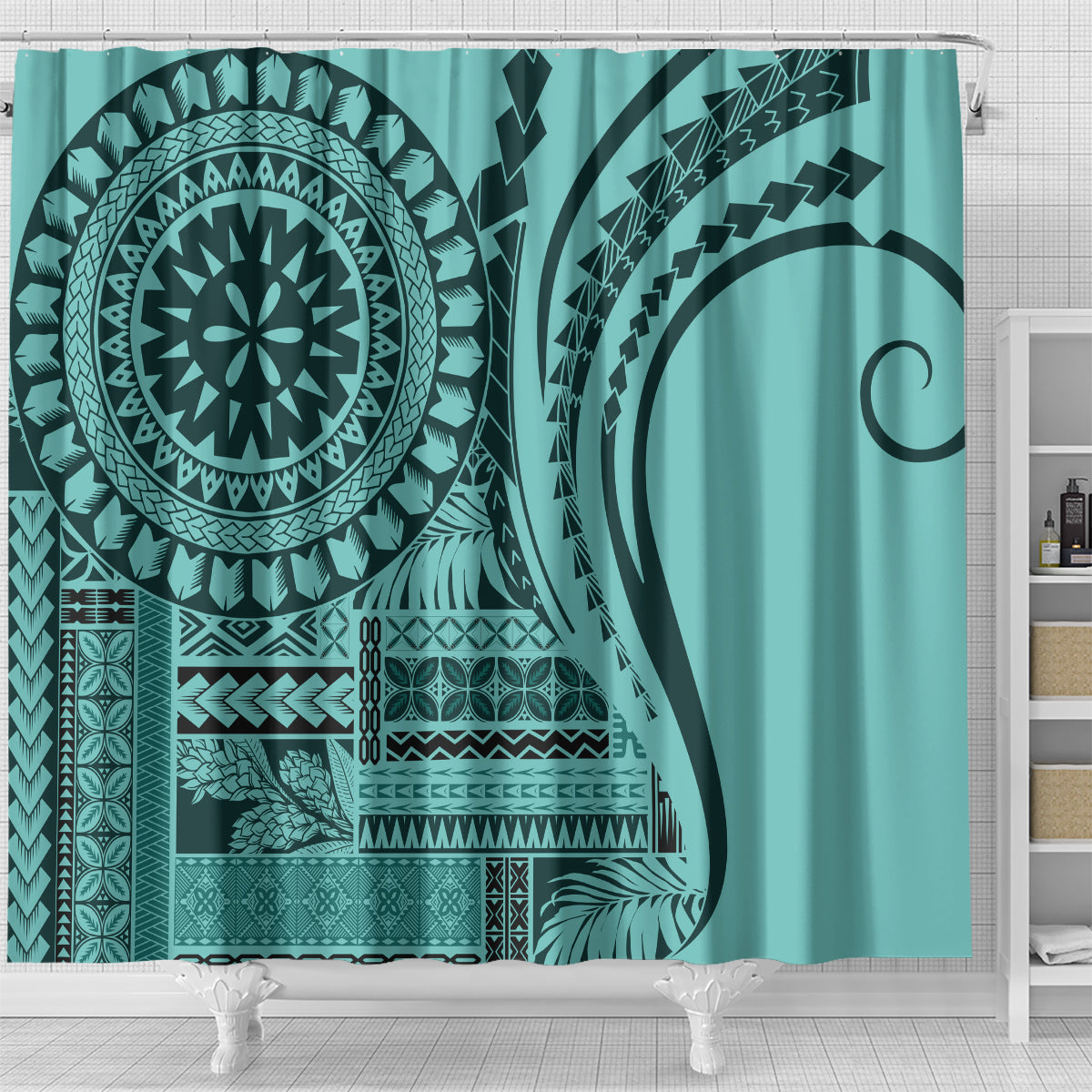 samoa-siapo-arty-shower-curtain-turquoise-style