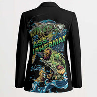 Bass Fishing Fisherman Blazer Big Mouth Boat - Wonder Print Shop