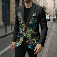 Bass Fishing Fisherman Blazer Big Mouth Boat - Wonder Print Shop