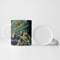Bass Fishing Fisherman Ceramic Mug Big Mouth Boat - Wonder Print Shop