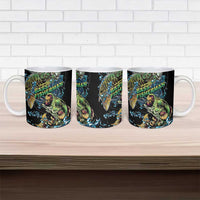 Bass Fishing Fisherman Ceramic Mug Big Mouth Boat - Wonder Print Shop
