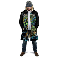 Bass Fishing Fisherman Cloak Big Mouth Boat - Wonder Print Shop