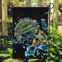 Bass Fishing Fisherman Garden Flag Big Mouth Boat - Wonder Print Shop