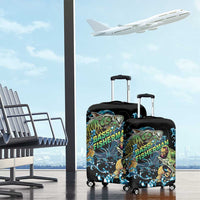 Bass Fishing Fisherman Luggage Cover Big Mouth Boat - Wonder Print Shop