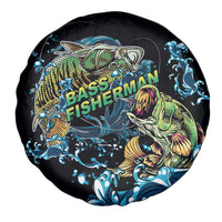 Bass Fishing Fisherman Spare Tire Cover Big Mouth Boat - Wonder Print Shop