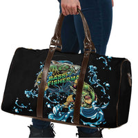Bass Fishing Fisherman Travel Bag Big Mouth Boat - Wonder Print Shop