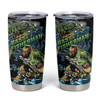 Bass Fishing Fisherman Tumbler Cup Big Mouth Boat - Wonder Print Shop