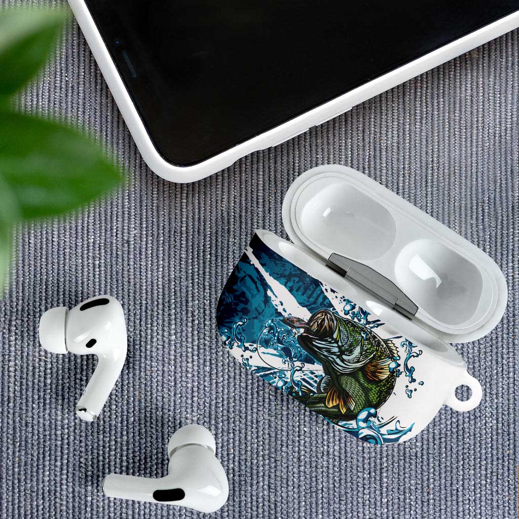 Bass Fishing Fisherman AirPods Case Fish Sport Largemouth - Wonder Print Shop