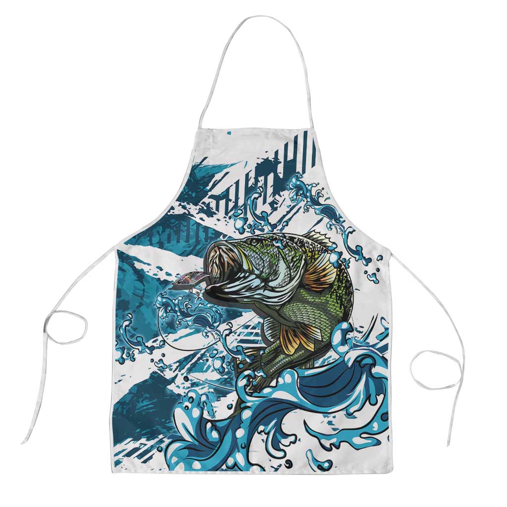 Bass Fishing Fisherman Apron Fish Sport Largemouth - Wonder Print Shop