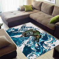 Bass Fishing Fisherman Area Rug Fish Sport Largemouth - Wonder Print Shop