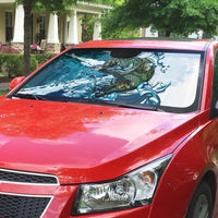 Bass Fishing Fisherman Auto Sun Shade Fish Sport Largemouth - Wonder Print Shop