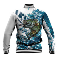 Bass Fishing Fisherman Baseball Jacket Fish Sport Largemouth - Wonder Print Shop
