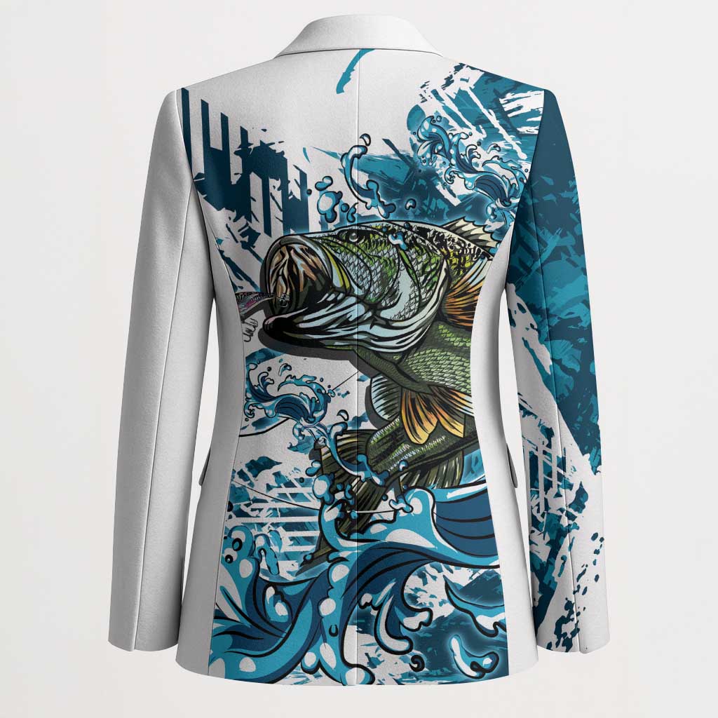 Bass Fishing Fisherman Blazer Fish Sport Largemouth - Wonder Print Shop