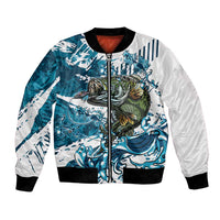 Bass Fishing Fisherman Bomber Jacket Fish Sport Largemouth - Wonder Print Shop