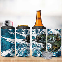 Bass Fishing Fisherman 4 in 1 Can Cooler Tumbler Fish Sport Largemouth - Wonder Print Shop