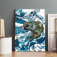 Bass Fishing Fisherman Canvas Wall Art Fish Sport Largemouth - Wonder Print Shop