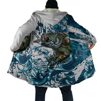 Bass Fishing Fisherman Cloak Fish Sport Largemouth - Wonder Print Shop