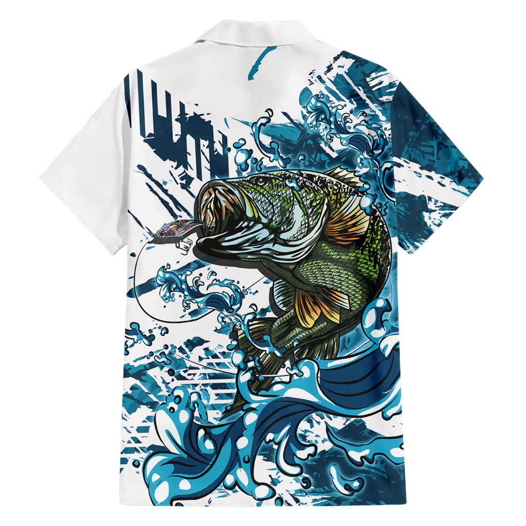 Bass Fishing Fisherman Hawaiian Shirt Fish Sport Largemouth - Wonder Print Shop