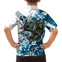 Bass Fishing Fisherman Hawaiian Shirt Fish Sport Largemouth - Wonder Print Shop