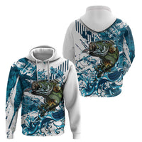 Bass Fishing Fisherman Hoodie Fish Sport Largemouth - Wonder Print Shop