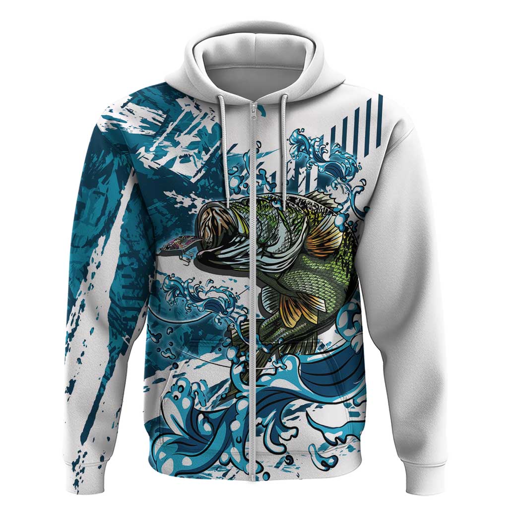 Bass Fishing Fisherman Hoodie Fish Sport Largemouth - Wonder Print Shop