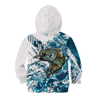 Bass Fishing Fisherman Kid Hoodie Fish Sport Largemouth - Wonder Print Shop