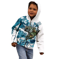 Bass Fishing Fisherman Kid Hoodie Fish Sport Largemouth - Wonder Print Shop