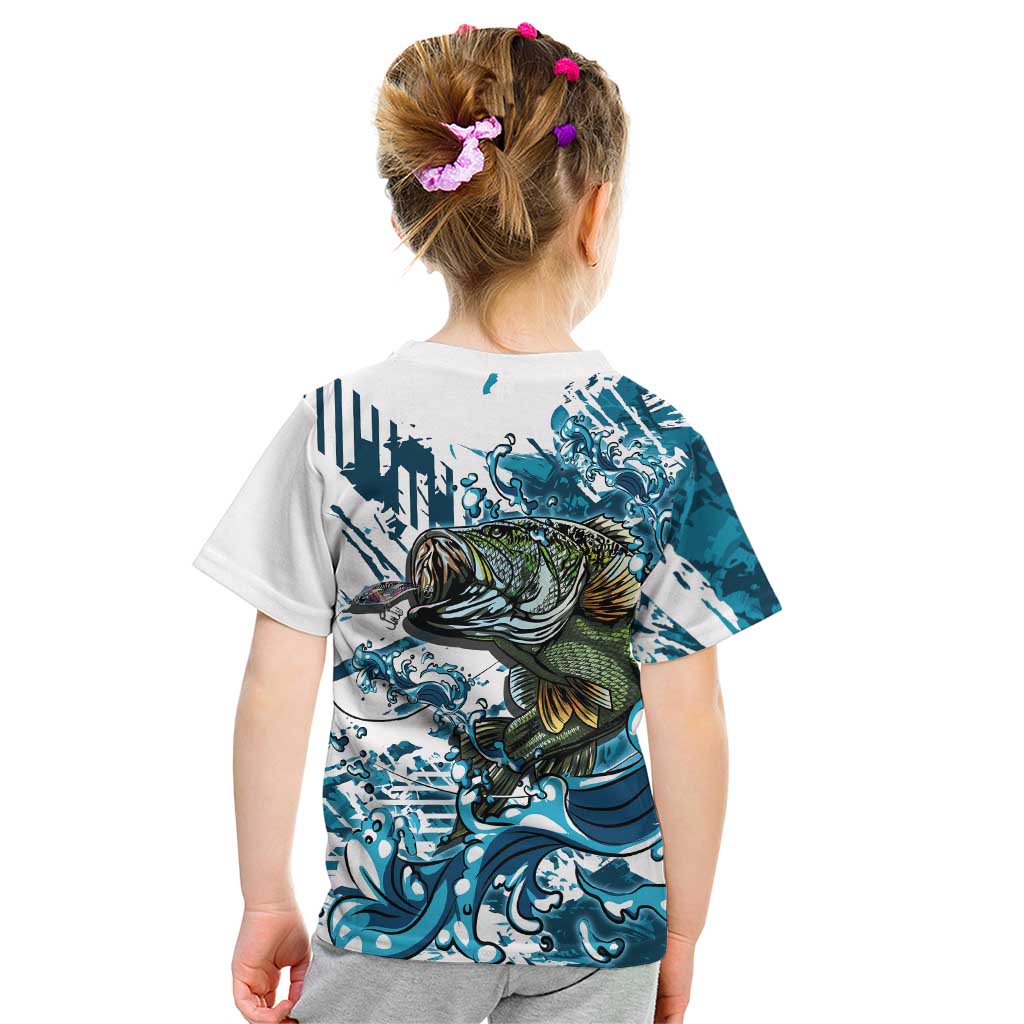 Bass Fishing Fisherman Kid T Shirt Fish Sport Largemouth - Wonder Print Shop
