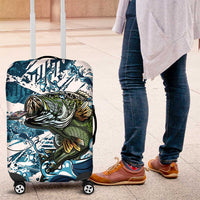 Bass Fishing Fisherman Luggage Cover Fish Sport Largemouth - Wonder Print Shop
