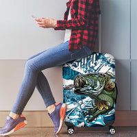 Bass Fishing Fisherman Luggage Cover Fish Sport Largemouth - Wonder Print Shop