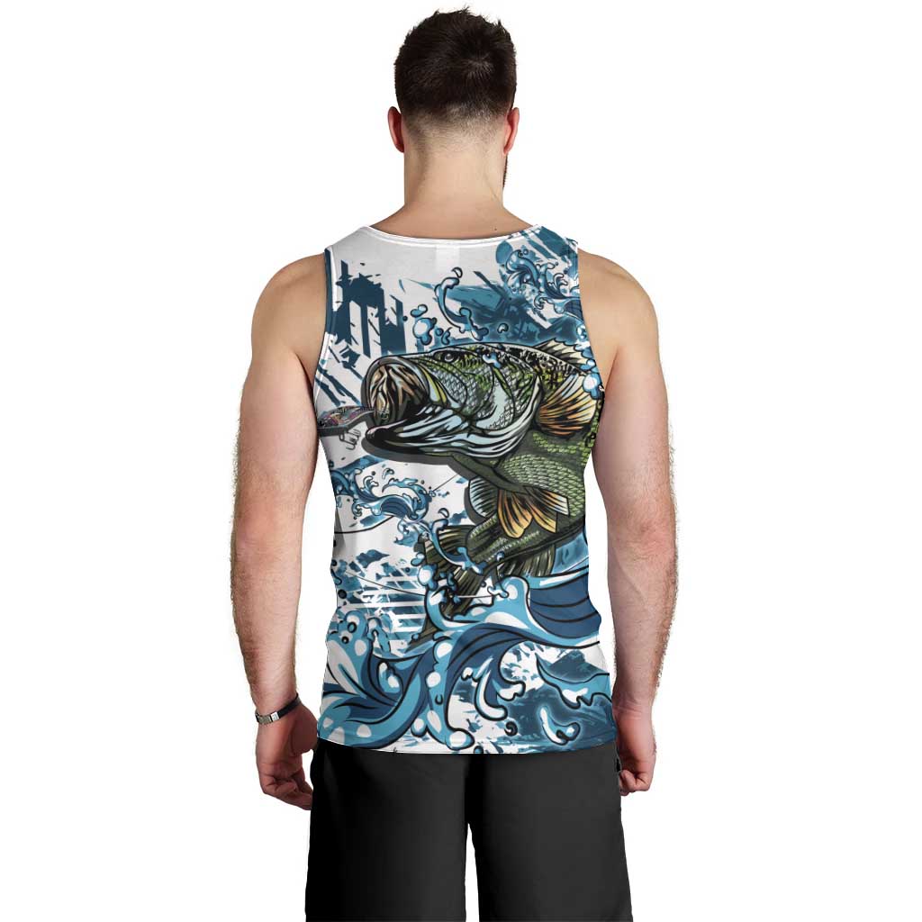 Bass Fishing Fisherman Men Tank Top Fish Sport Largemouth - Wonder Print Shop