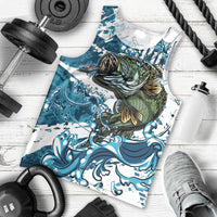 Bass Fishing Fisherman Men Tank Top Fish Sport Largemouth - Wonder Print Shop
