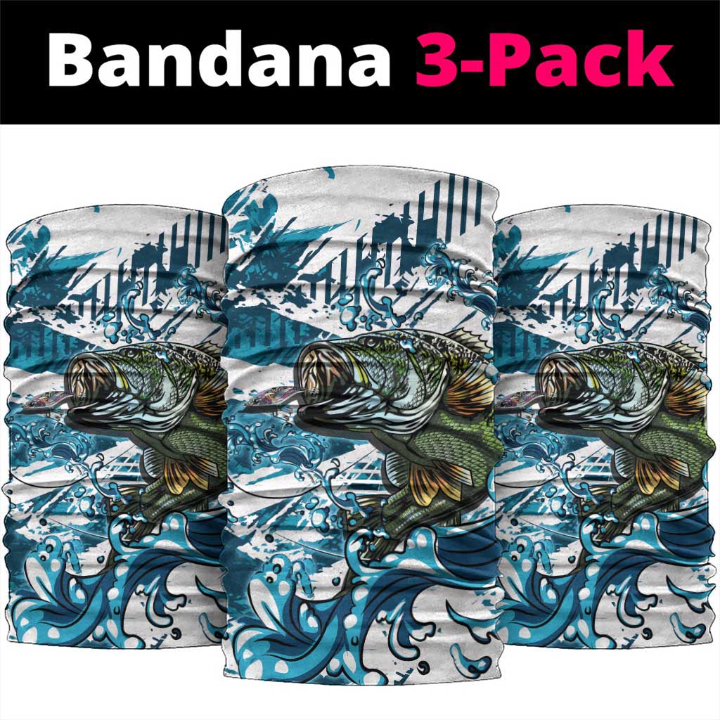 Bass Fishing Fisherman Neck Gaiter Fish Sport Largemouth - Wonder Print Shop