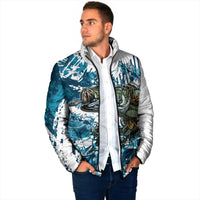 Bass Fishing Fisherman Padded Jacket Fish Sport Largemouth - Wonder Print Shop