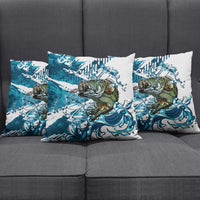 Bass Fishing Fisherman Pillow Cover Fish Sport Largemouth - Wonder Print Shop