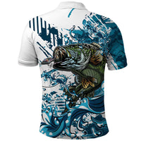 Bass Fishing Fisherman Polo Shirt Fish Sport Largemouth - Wonder Print Shop