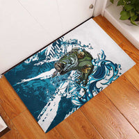Bass Fishing Fisherman Rubber Doormat Fish Sport Largemouth - Wonder Print Shop