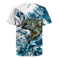 Bass Fishing Fisherman Rugby Jersey Fish Sport Largemouth - Wonder Print Shop