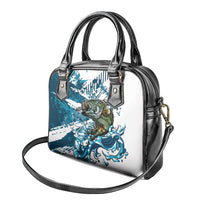 Bass Fishing Fisherman Shoulder Handbag Fish Sport Largemouth - Wonder Print Shop