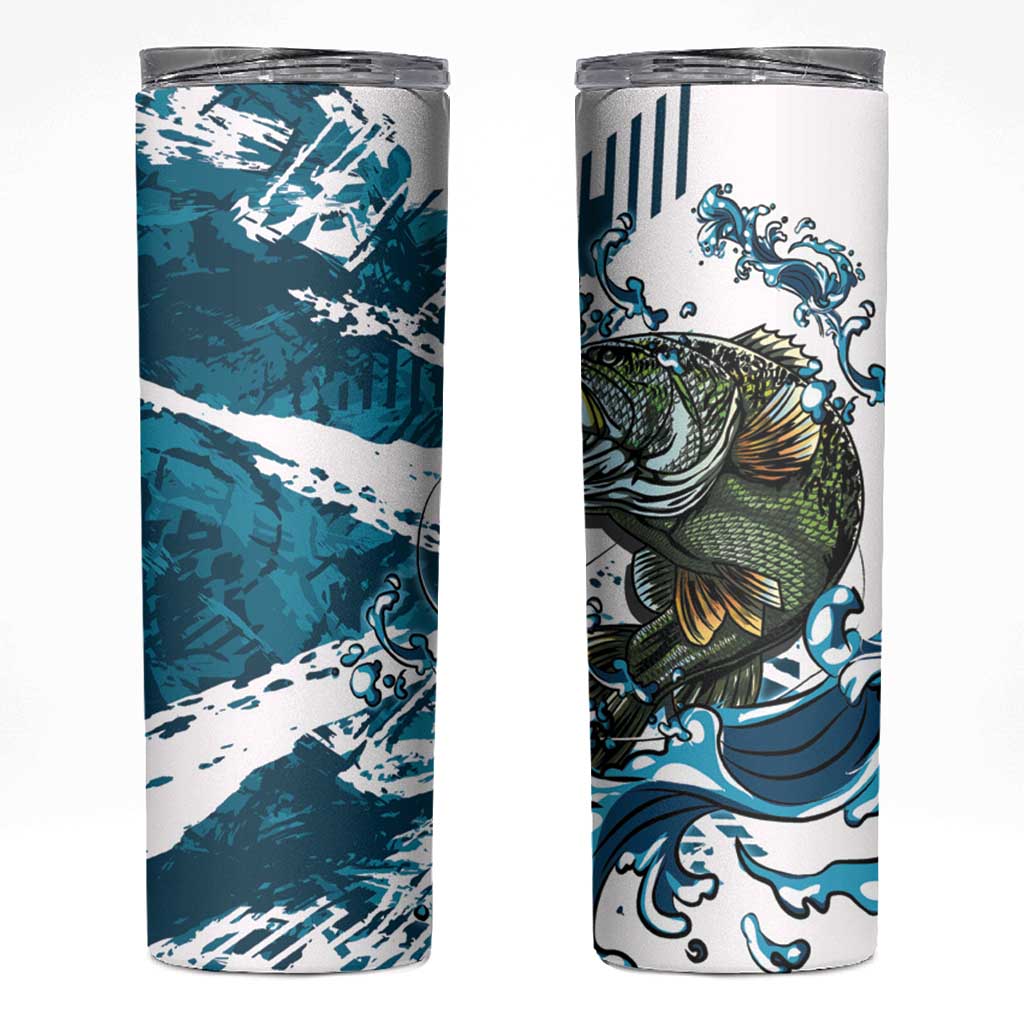 Bass Fishing Fisherman Skinny Tumbler Fish Sport Largemouth - Wonder Print Shop