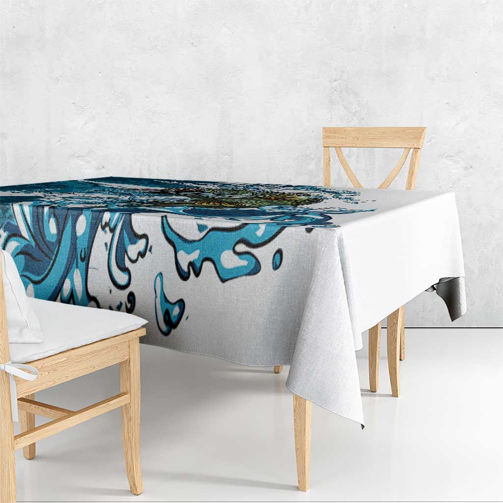 Bass Fishing Fisherman Tablecloth Fish Sport Largemouth - Wonder Print Shop